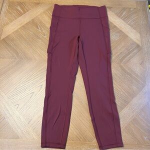 Lululemon Invigorate 25” Red Merlot